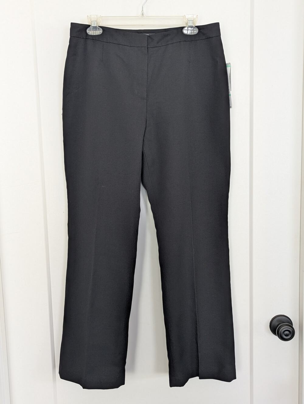 Kasper Separates Dress Pants 8P Black Trousers NWT Lined Career Office